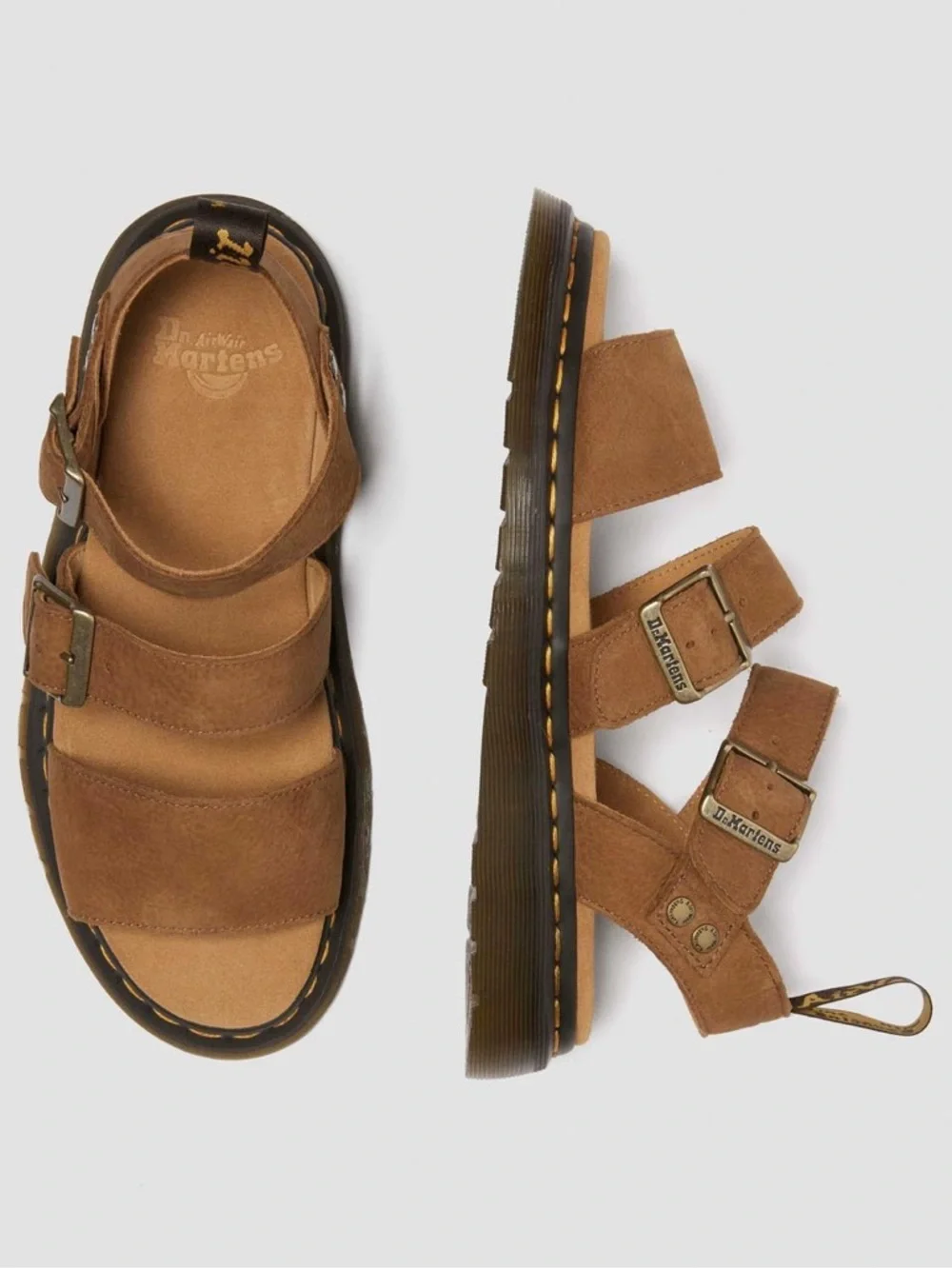 Dr.Martens GRYPHON TUMBLED NUBUCK SANDALS - Picture 9 of 13